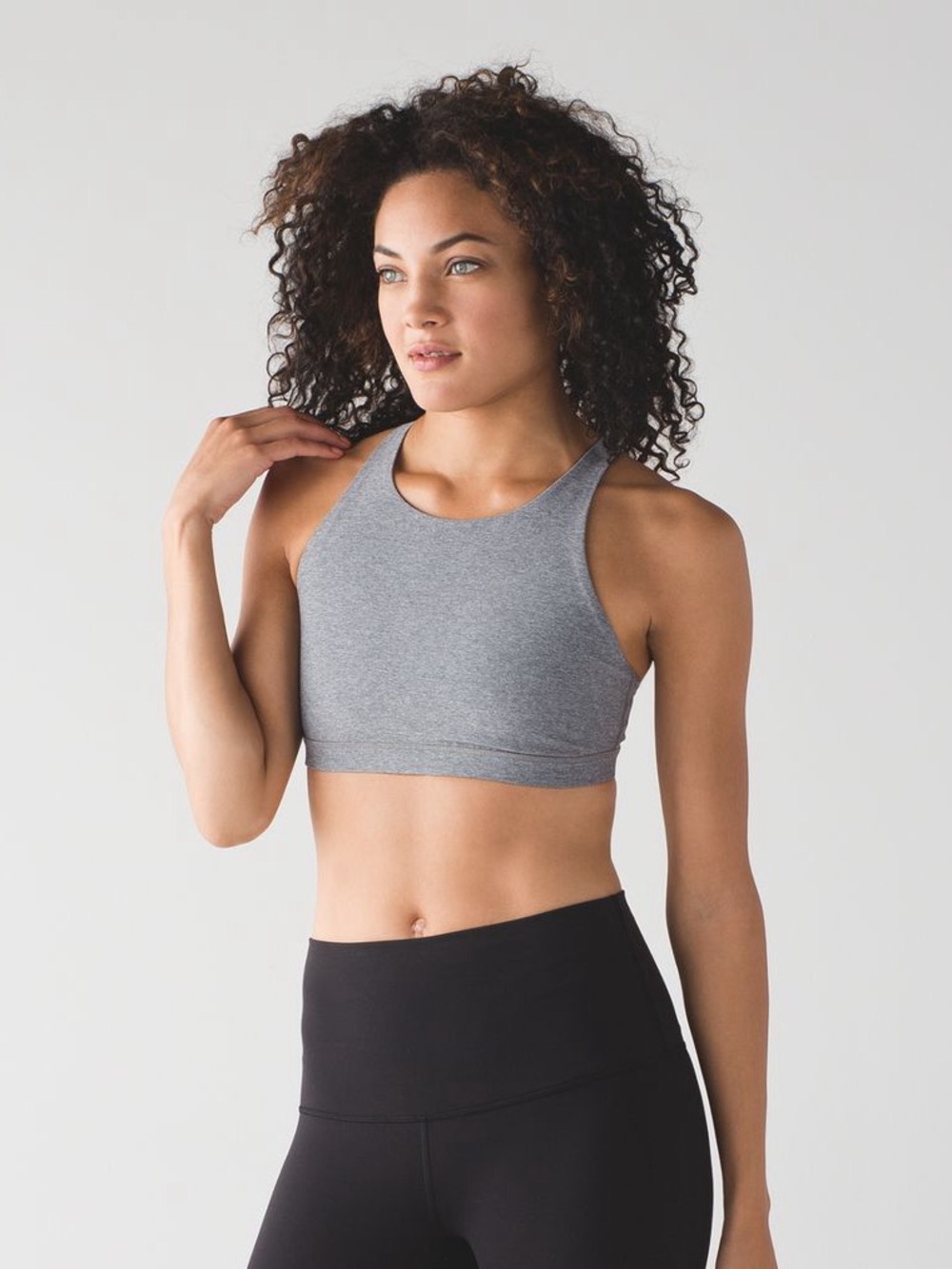 Lululemon Trinity Bra II Heathered Grey Size 2